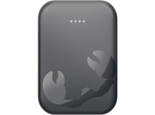 Charger l'image dans la galerie, Batterie externe noire avec un motif de scorpion et quatre voyants lumineux.
