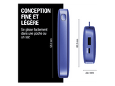 FRESH N REBEL Powerbank 12000 mAh 20W Charge rapide Bleu (2PB12100TB)