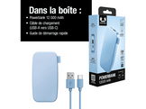 FRESH N REBEL Powerbank 12000 mAh 20W Charge rapide Bleu clair (2PB12100VB)