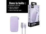 FRESH N REBEL Powerbank 12000 mAh 20W Charge Rapide Mauve (2PB12100DL2)