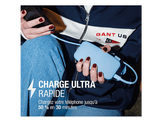FRESH N REBEL Powerbank 12000 mAh 20W Charge Rapide Mauve (2PB12100DL2)