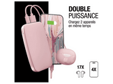 FRESH N REBEL Powerbank 12000 mAh 20W Charge rapide Rose (2PB12100PP)