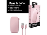FRESH N REBEL Powerbank 12000 mAh 20W Charge rapide Rose (2PB12100PP)