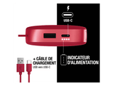 FRESH N REBEL Powerbank 12000 mAh 20W Charge Rapide Rouge (2PB12100BR)