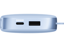 Charger l'image dans la galerie, Une batterie externe bleue et grise avec un port USB.
