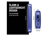 FRESH N REBEL Powerbank 18000 mAh 20W Charge rapide Bleu (2PB18100TB)