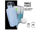 FRESH N REBEL Powerbank 18000 mAh 20W Charge rapide Bleu (2PB18100VB)