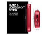 FRESH N REBEL Powerbank 18000 mAh 20W Charge Rapide 20W Rouge (2PB18100BR)