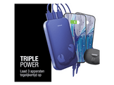 FRESH N REBEL Powerbank 20.000 mAh 20W PD USB-C Bleu (2PBP20000TB)