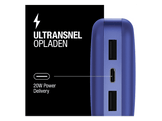 FRESH N REBEL Powerbank 20.000 mAh 20W PD USB-C Bleu (2PBP20000TB)