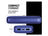 FRESH N REBEL Powerbank 20.000 mAh 20W PD USB-C Bleu (2PBP20000TB)