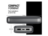 FRESH N REBEL Powerbank 20.000 mAh 20W PD USB-C Gris (2PBP20000SG)