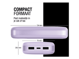 FRESH N REBEL Powerbank 20.000 mAh 20W PD USB-C Mauve (2PBP20000DL2)