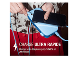 FRESH N REBEL Powerbank 24000 mAh 20W Charge rapide Bleu (2PB24100VB)