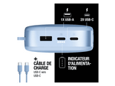 FRESH N REBEL Powerbank 24000 mAh 20W Charge rapide Bleu (2PB24100VB)