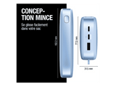 FRESH N REBEL Powerbank 24000 mAh 20W Charge rapide Bleu (2PB24100VB)