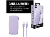 FRESH N REBEL Powerbank 24000 mAh 20W Charge rapide Mauve (2PB24100DL2)