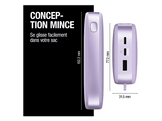 FRESH N REBEL Powerbank 24000 mAh 20W Charge rapide Mauve (2PB24100DL2)
