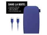 FRESH N REBEL Powerbank 27000 mAh 20W Charge Rapide 65W Bleu (2PB27100TB)