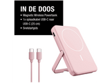 FRESH N REBEL MAGNET QI POWERBNK 5000MAH PASTELPINK 2PBM5000PP