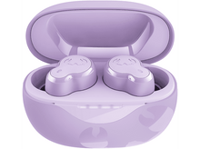 Charger l'image dans la galerie, Paire d'écouteurs Fresh Rebel violets dans un étui de chargement.
