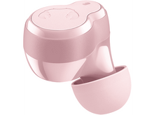 Charger l'image dans la galerie, Un seul écouteur sans fil rose, légèrement incliné, sur fond blanc.
