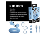 FRESH N REBEL Twins Move - Écouteurs sport sans fil in-ear - Bleu clair