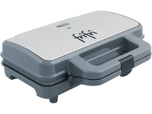 Charger l&#39;image dans la galerie, Un gaufrier gris et argenté sur fond blanc. Le mot &#39;frifri&#39; est visible.
