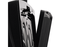 Charger l&#39;image dans la galerie, Gros plan d&#39;une pédale noire, avec une charnière en métal et une surface texturée.
