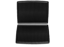 Charger l&#39;image dans la galerie, Gril noir ouvert sur fond blanc.
