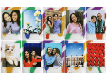 Charger l&#39;image dans la galerie, Un collage de photos Polaroid avec divers sujets : personnes, fleurs, chats et bâtiments.
