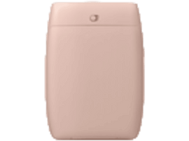 Imprimante rose Instax Mini Link 2. Elle est rectangulaire et de couleur rose.