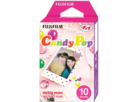 Boîte de film Fujifilm Instax Mini Candy Pop avec deux filles sur le film.