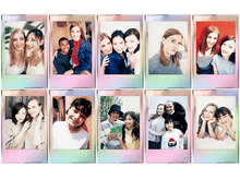 Charger l'image dans la galerie, Dix photos polaroid avec des gens.
