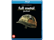 Couverture Blu-ray de 'Full Metal Jacket', un casque avec 'Born to Kill' et des balles.