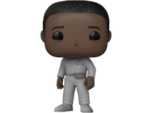 Charger l&#39;image dans la galerie, Figurine Funko Pop d&#39;un homme en combinaison spatiale blanche. Fond noir. La figurine a la peau foncée.
