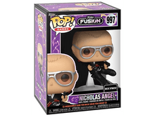 Charger l&#39;image dans la galerie, Figurine Funko Pop! Games dans une boîte. Figurine Nicholas Angel avec lunettes de soleil et armes.
