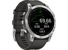 Charger l&#39;image dans la galerie, GARMIN Smartwatch Fenix 7 Silver Graphite (010-02540-01)
