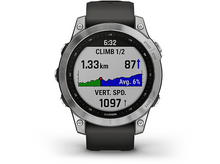 Charger l&#39;image dans la galerie, GARMIN Smartwatch Fenix 7 Silver Graphite (010-02540-01)
