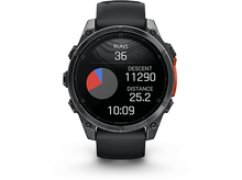 Charger l&#39;image dans la galerie, GARMIN Smartwatch Fenix 8 47mm AMOLED Slate Gray Steel Noir (010-02904-00)
