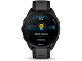 GARMIN Smartwatch Forerunner 165 Black / Slate Grey (010-02863-20) Smartwatch Noir