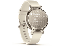 Charger l&#39;image dans la galerie, GARMIN Smartwatch Lily 2 Silicone Cream Gold/Coconut (010-02839-00)
