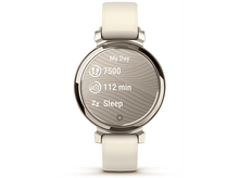 Charger l&#39;image dans la galerie, GARMIN Smartwatch Lily 2 Silicone Cream Gold/Coconut (010-02839-00)
