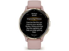 Charger l&#39;image dans la galerie, GARMIN Smartwatch Venu 3S Dust Rose Soft Gold (010-02785-03)
