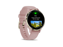 Charger l&#39;image dans la galerie, GARMIN Smartwatch Venu 3S Dust Rose Soft Gold (010-02785-03)
