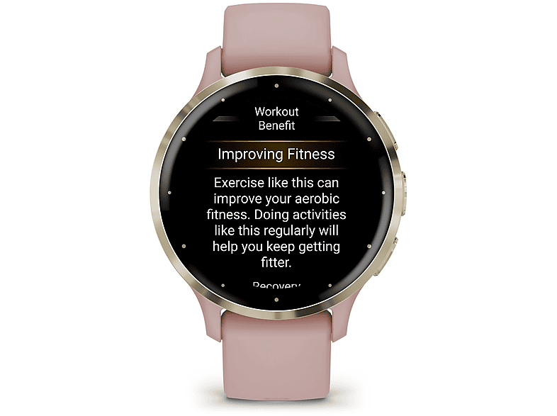 GARMIN Smartwatch Venu 3S Dust Rose Soft Gold (010-02785-03)