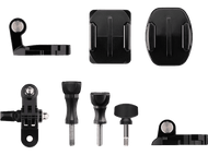 Accessoires de caméra : Supports et vis. Couleur noire. Diverses formes et tailles.