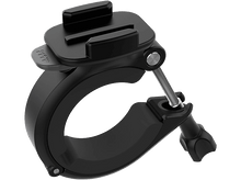 Charger l&#39;image dans la galerie, Pince noire GoPro pour montage sur une barre, avec une vis de réglage.
