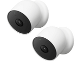 GOOGLE Caméra Smart intérieure et extérieure Nest sur batterie - 2 pièces (GA01894-FR)