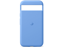 Charger l&#39;image dans la galerie, Coque de téléphone bleu clair avec logo circulaire sur fond blanc.
